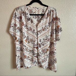 Maurices floral top size XL